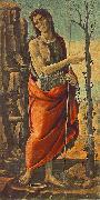 JACOPO del SELLAIO Saint John the Baptist sf Spain oil painting artist